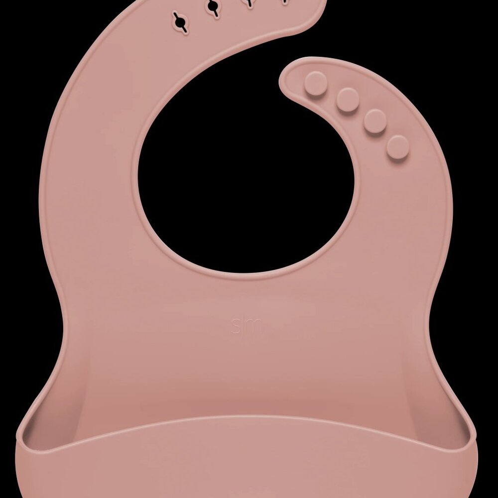 Bennett Silicone Bib - Mauve